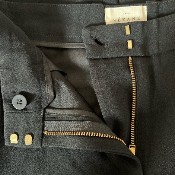 Preloved Sézane Black Women's Pants - Picture 4 of 10